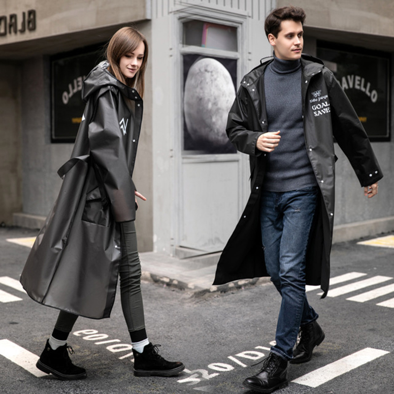 Women'S Fashion Raincoat - 2021 패션 성인 긴 비옷 여성