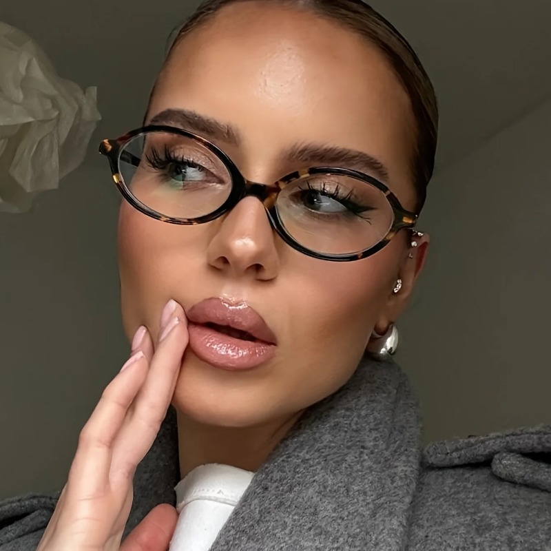 Women Fashion Glasses - 빈티지 타원형 선글라스 여성 럭셔리 브랜드