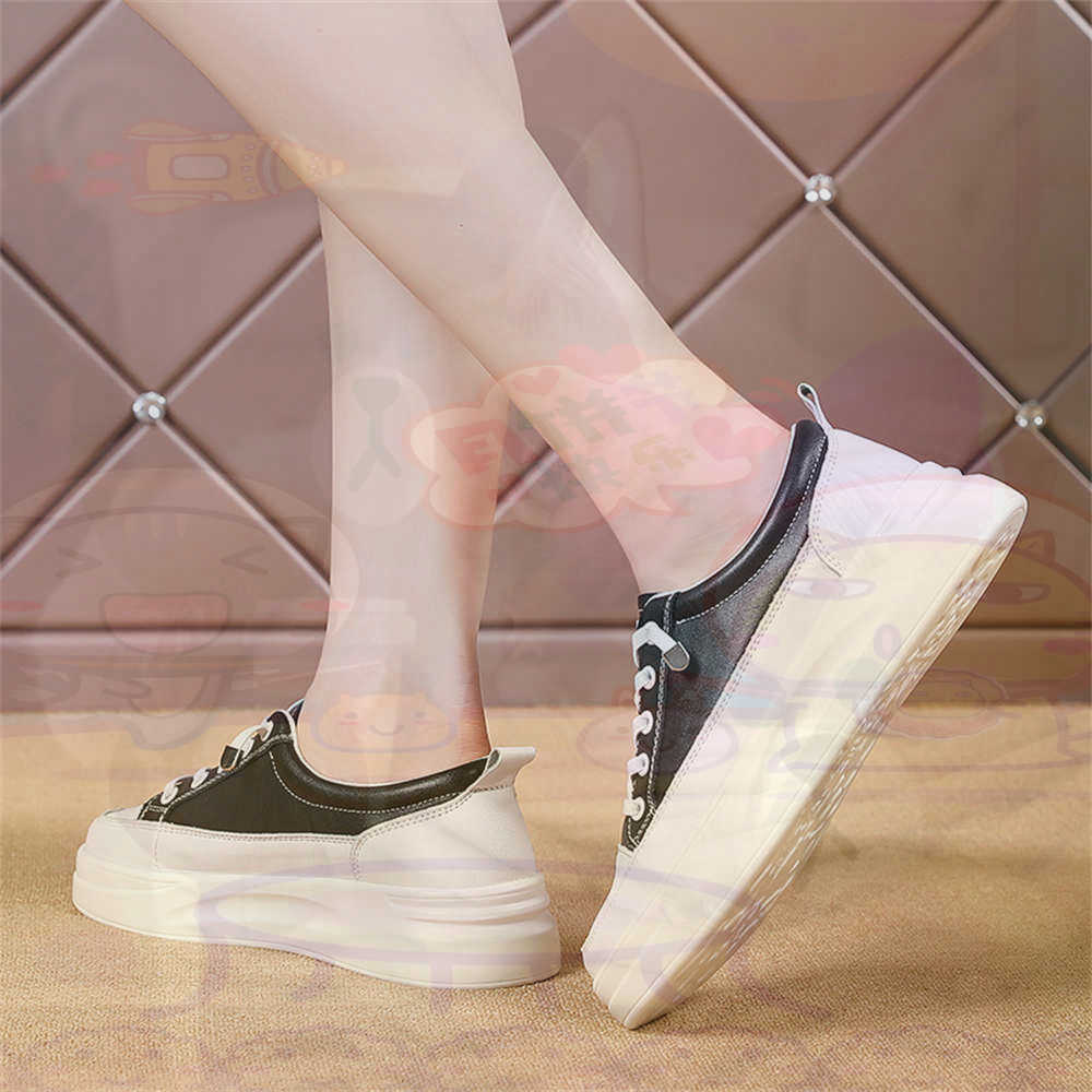 Women Fashion Brand Name Ideas - 레이스 업 Chunky 로퍼 여성 스케이트