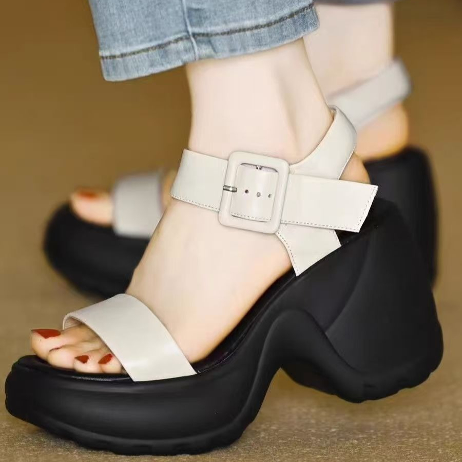 Women'S Fashion Petite - 웨지 플랫폼 샌들 여성 여름 2026
