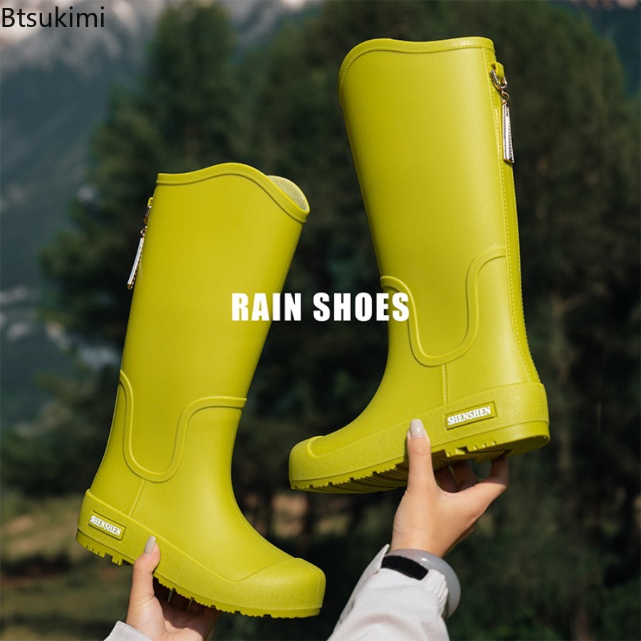 Women'S Fashion Rain Boots - 새로운 여성용 레인 슈즈 방수 하이탑