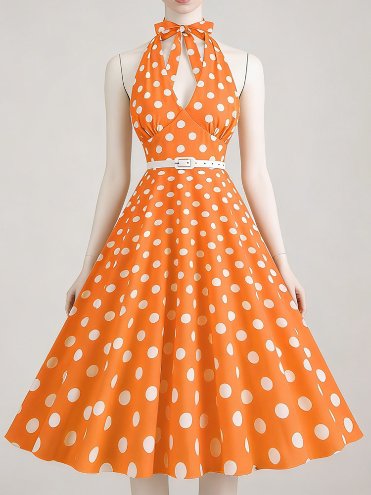 Women'S Fashion In The 1950S - 섹시한 홀터 딥 V넥 1950년대 60년대