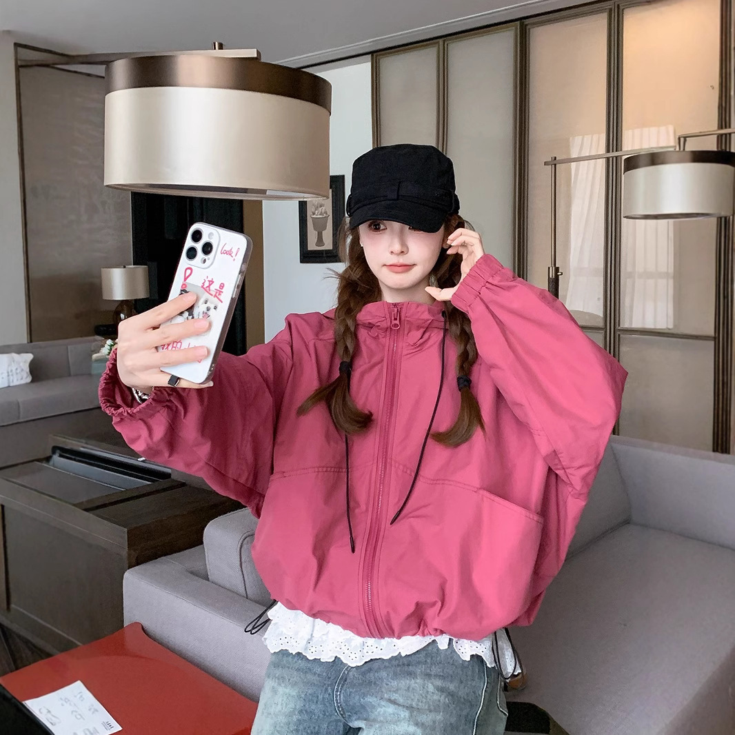 Women'S Fashion Petite - 봄철 인기 패션 로즈 핑크 재킷