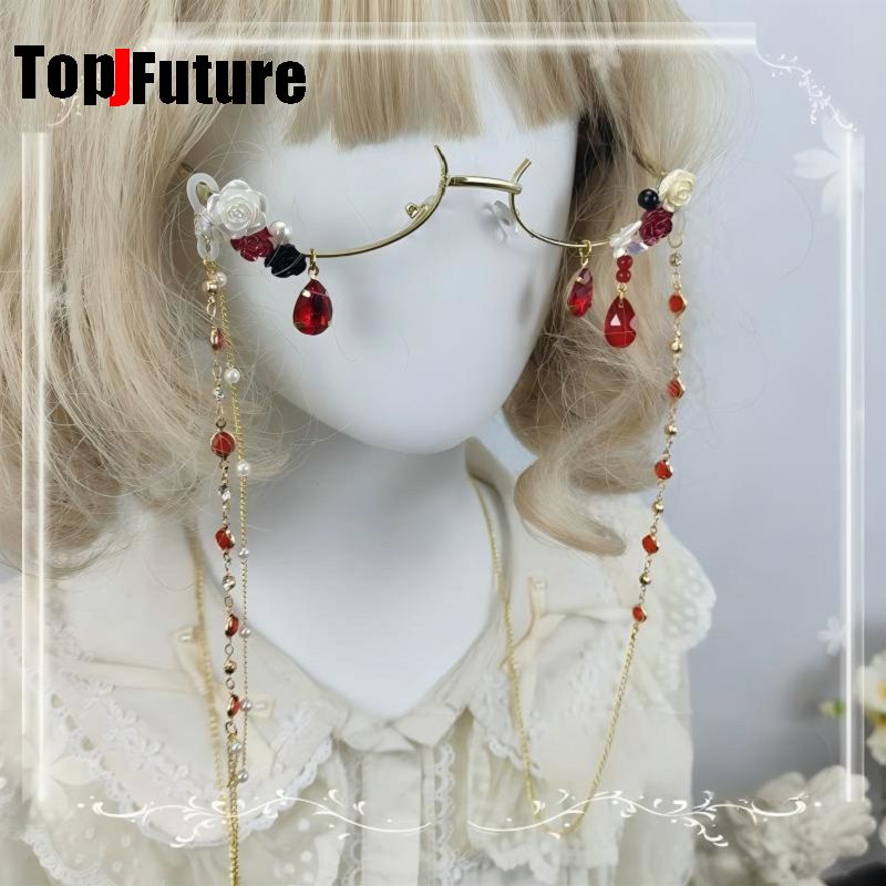 Women Fashion Glasses - 여성 하라주쿠 서브컬쳐 로리타 소녀 수제