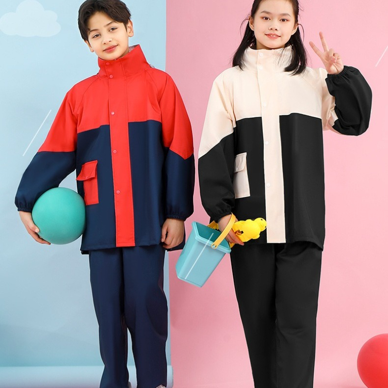 어린이 비옷 레인 바지 정장 패션 학생 전신 방수 분할 - Women'S Fashion Raincoat 리뷰 및 가격