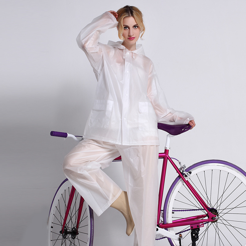 EVA 투명 오토바이 전기 자전거 우비 레인 팬츠 패션 - Women'S Fashion Raincoat 리뷰 및 가격