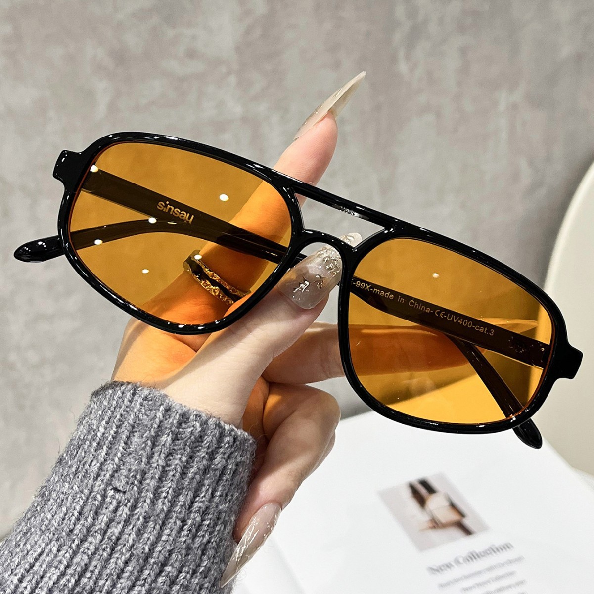 뉴 레트로 오벌 여성 선글라스 패션 블랙 블루 쉐이드  - Women Fashion Glasses 리뷰 및 가격