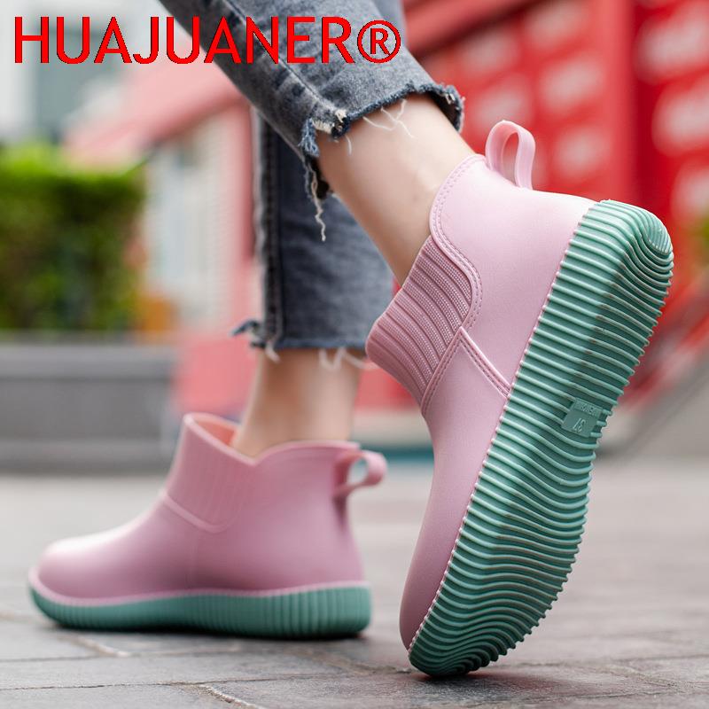 여성용 로우 탑 방수 레인 부츠, 여성용 레인 슈즈,  - Women'S Fashion Rain Boots 리뷰 및 가격