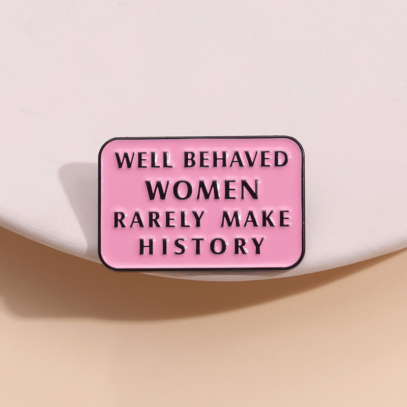 걸 파워 에나멜 브로치 페미니스트 행동이 잘하는 여성은 - Women Fashion History 리뷰 및 가격