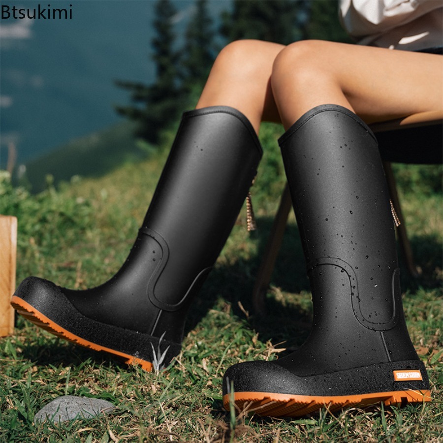 새로운 여성용 레인 슈즈 방수 하이탑 부츠 패션 논슬립 - Women'S Fashion Rain Boots 리뷰 및 가격