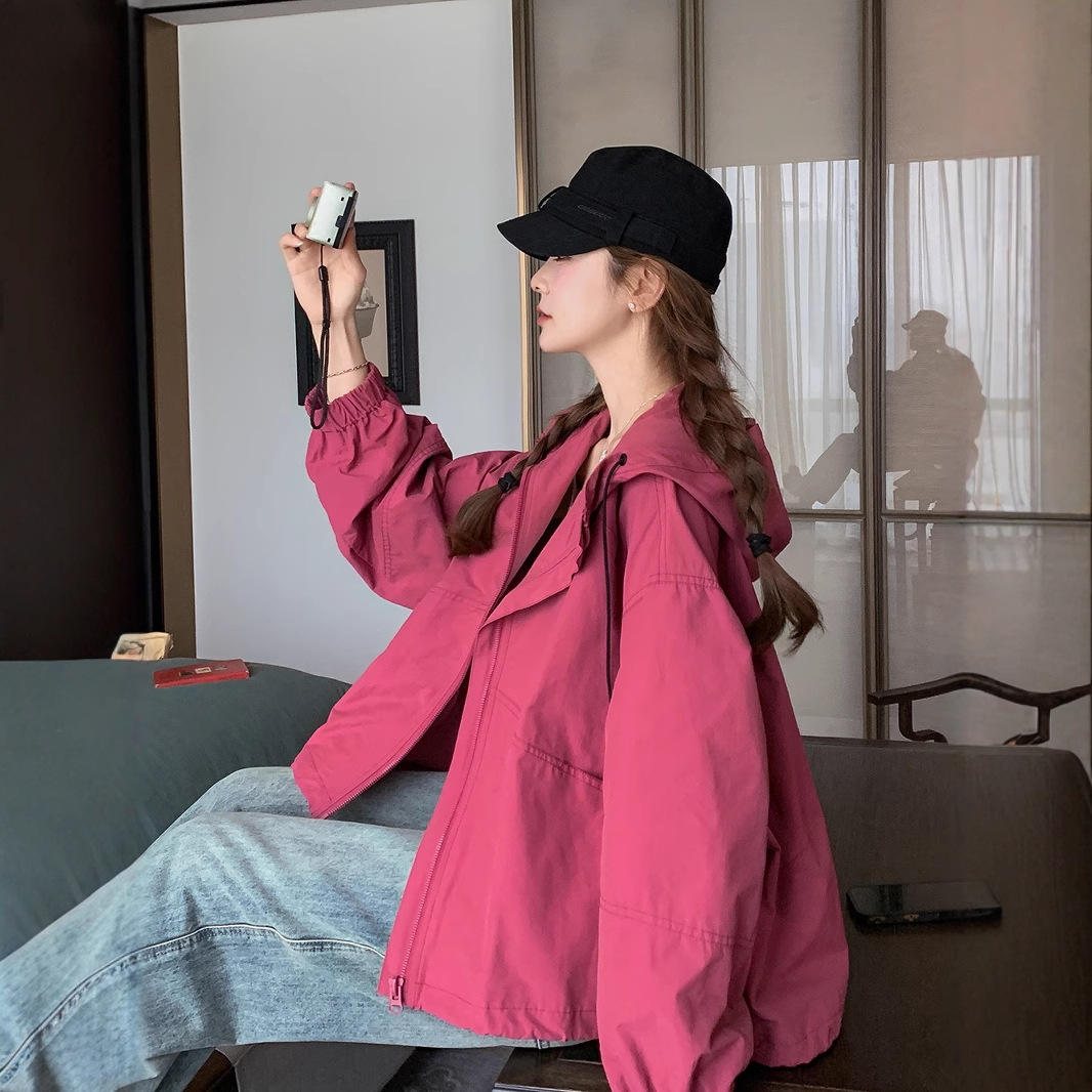 봄철 인기 패션 로즈 핑크 재킷 (쁘띠 여성용), 재킷 - Women'S Fashion Petite 리뷰 및 가격
