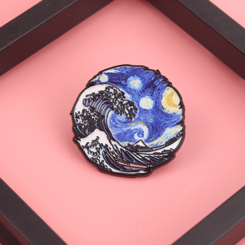Wave & Vortex Fusion Pin - 호쿠사 - Women Fashion History 리뷰 및 가격