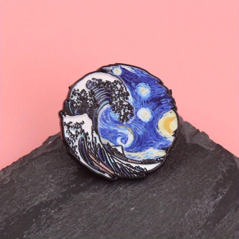 Wave & Vortex Fusion Pin - 호쿠사 - Women Fashion History 리뷰 및 가격