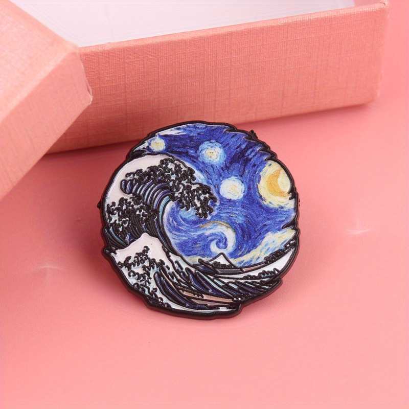 Wave & Vortex Fusion Pin - 호쿠사 - Women Fashion History 리뷰 및 가격