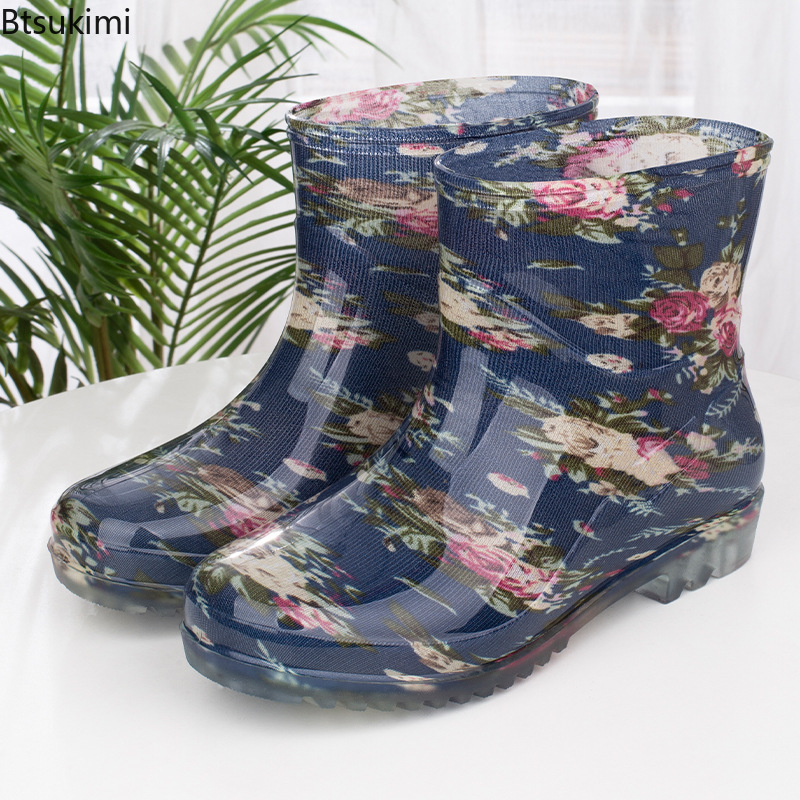 패션 여성 방수 레인 부츠 따뜻한 양털 안감 미끄럼 방 - Women'S Fashion Rain Boots 리뷰 및 가격