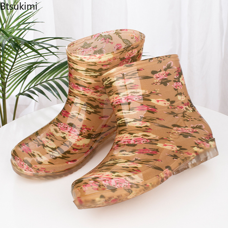 패션 여성 방수 레인 부츠 따뜻한 양털 안감 미끄럼 방 - Women'S Fashion Rain Boots 리뷰 및 가격