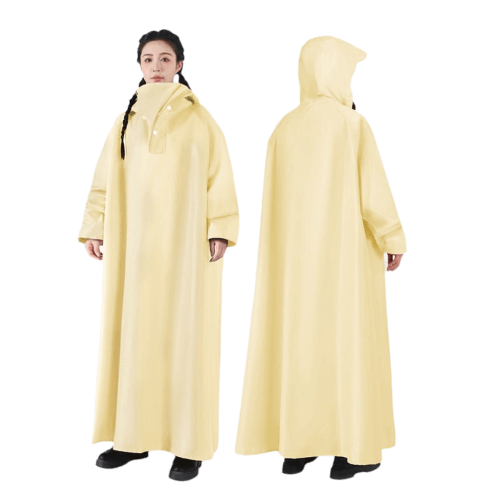 패션 EVA 레인 판초 방수 이중 레이어 소매 판초 후 - Women'S Fashion Raincoat 리뷰 및 가격