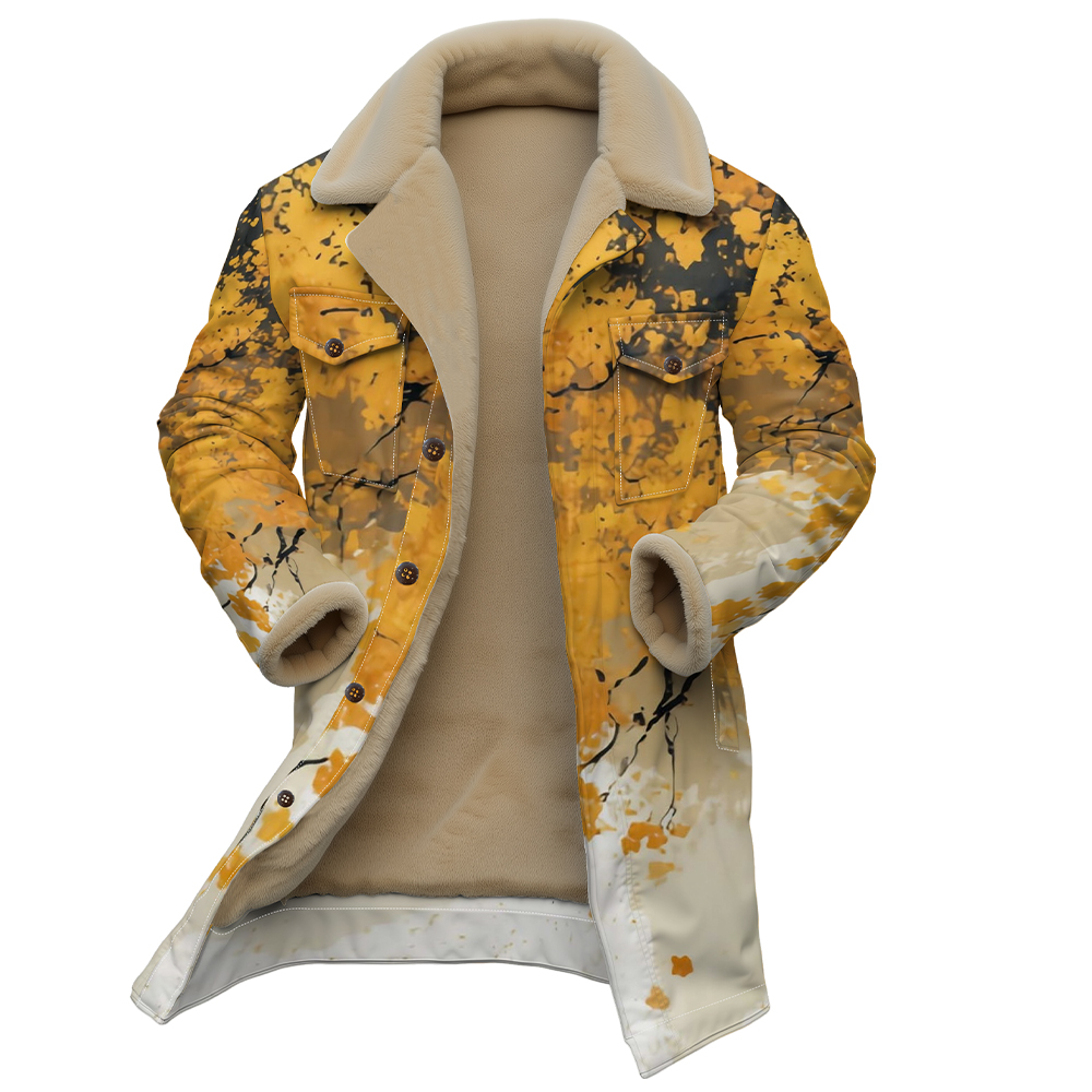 유니섹스 추상 꽃무늬 프린트 재킷 부드러운 셰르파 칼라 - Sherpa Coat Women 리뷰 및 가격