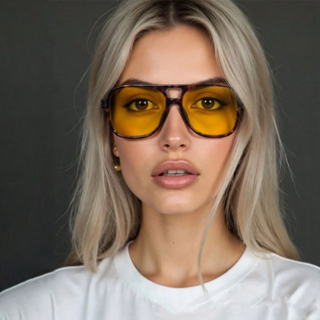 새로운 빈티지 클래식 디자이너 더블 브리지 파일럿 선글 - Women Fashion Glasses 리뷰 및 가격