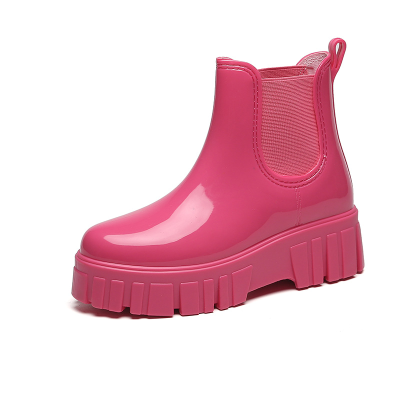 여성용 플랫폼 장화, 정원 갈로시, 방수 고무 첼시 부 - Women'S Fashion Rain Boots 리뷰 및 가격