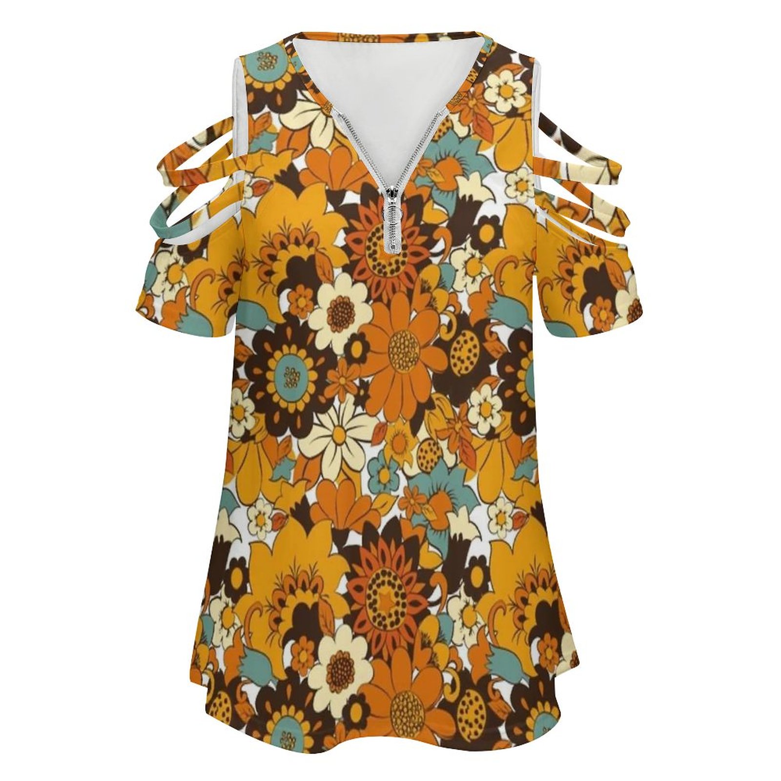 70S 60S 레트로 플라워 파워, 플로랄 패턴 여성  - Women'S Fashion Of The 60S 리뷰 및 가격