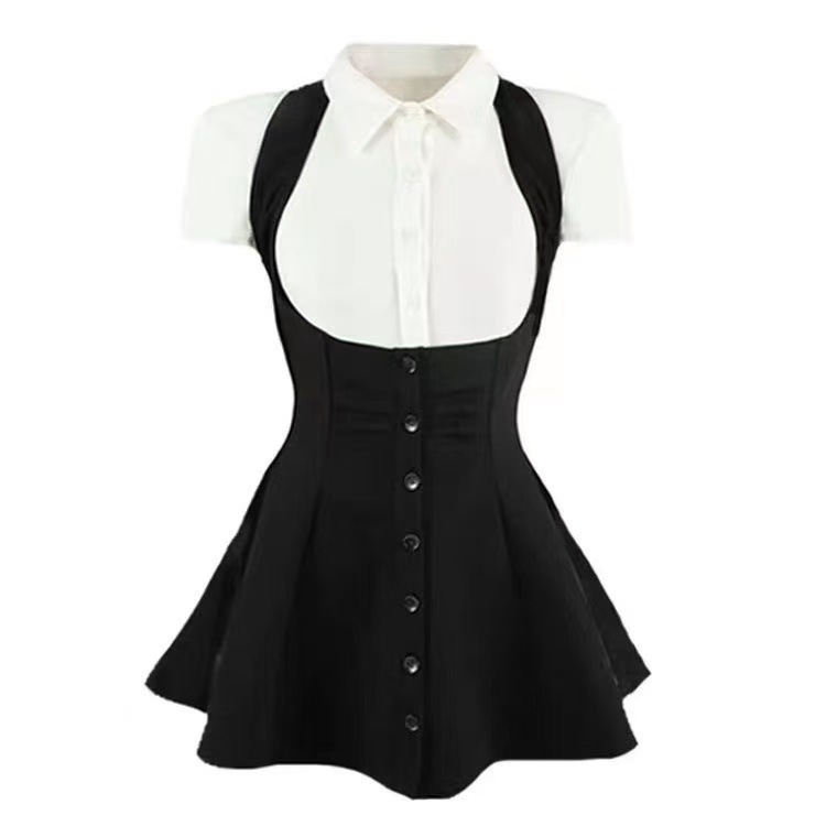Pure Desire 홍콩 스타일 페이크 투피스 피나포 - Women'S Fashion Petite 리뷰 및 가격