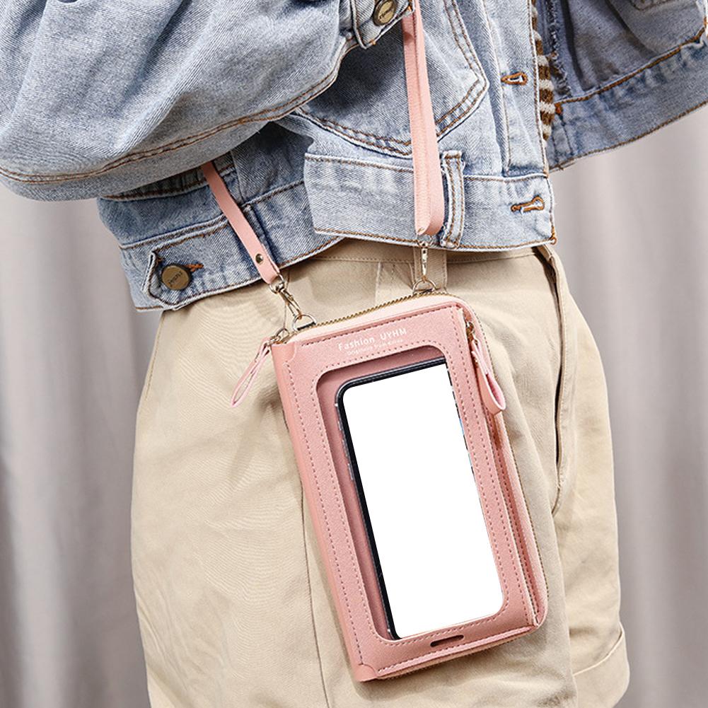 여성 가방 부드러운 가죽 지갑 터치스크린 휴대폰 지갑  - Crossbody Bag Women 리뷰 및 가격
