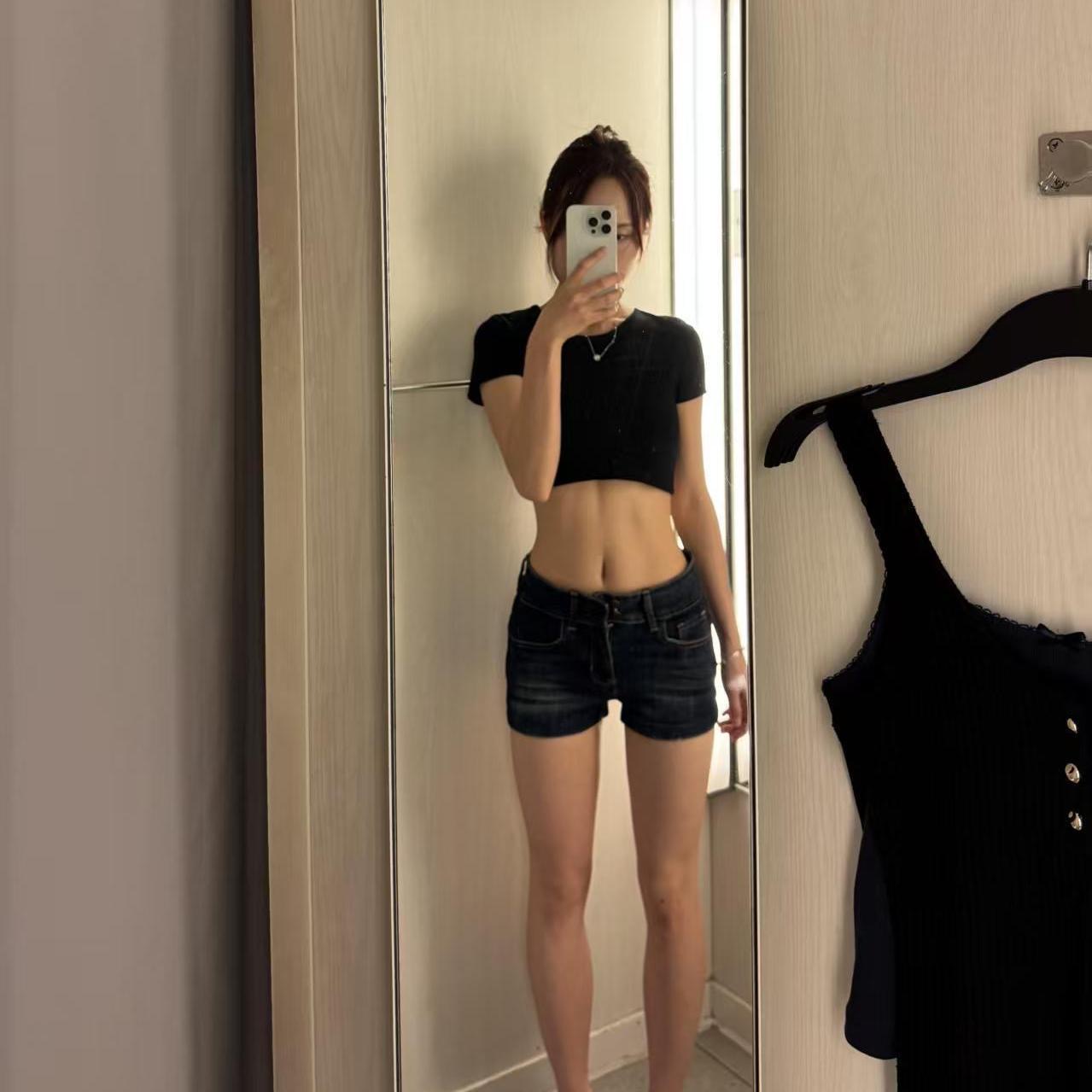 여성용 페티트 로우 웨이스트 빈티지 데님 반바지 슬림핏 - Women'S Fashion Petite 리뷰 및 가격