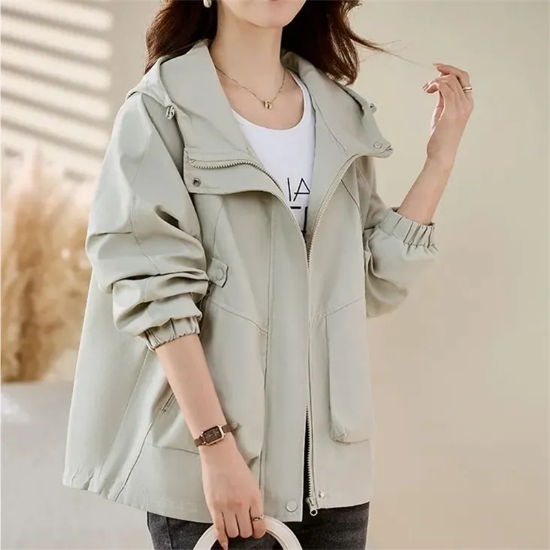 2025 봄 가을 신상 여성용 숏 헤미지 재킷 캐주얼  - Women'S Fashion Petite 리뷰 및 가격