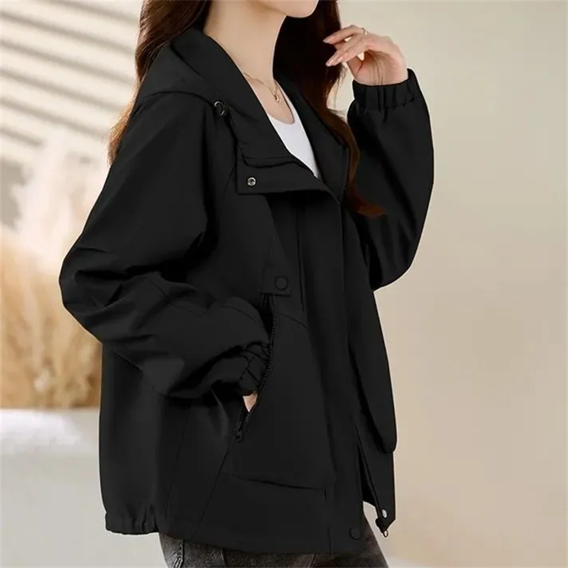 2025 봄 가을 신상 여성용 숏 헤미지 재킷 캐주얼  - Women'S Fashion Petite 리뷰 및 가격